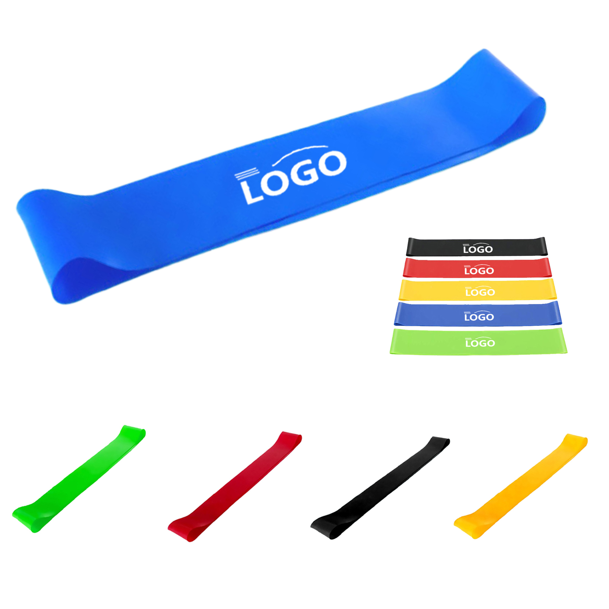Elastic Yoga Fitness Resistance Bands Set 2