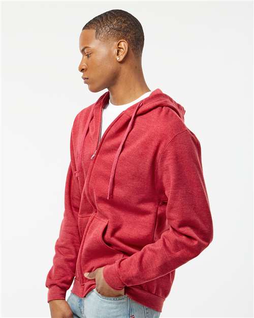 Unisex Full-Zip Hooded Sweatshirt - 331 25
