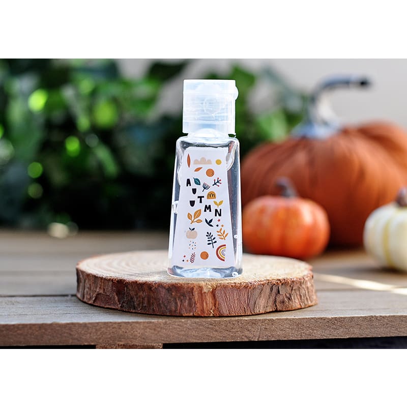 1oz Custom Hand Sanitizer Triangle Bottles 21