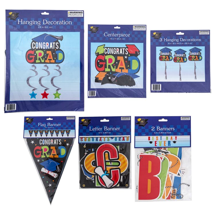 Graduation Party Decorations - Assorted Designs