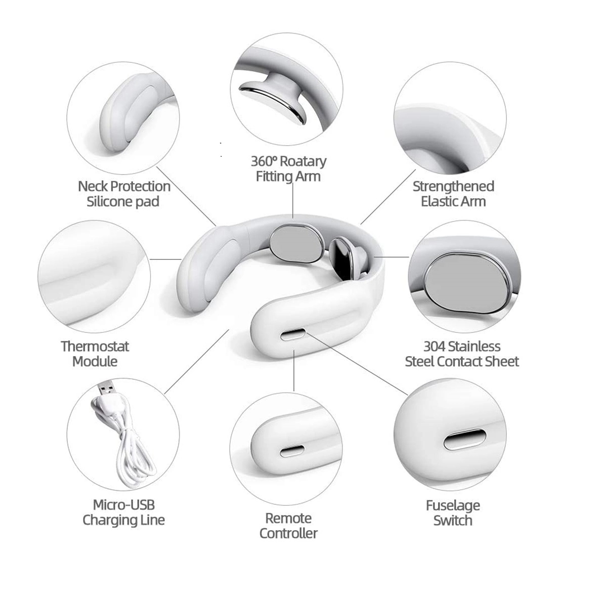 Intelligent Portable Neck Massage 5