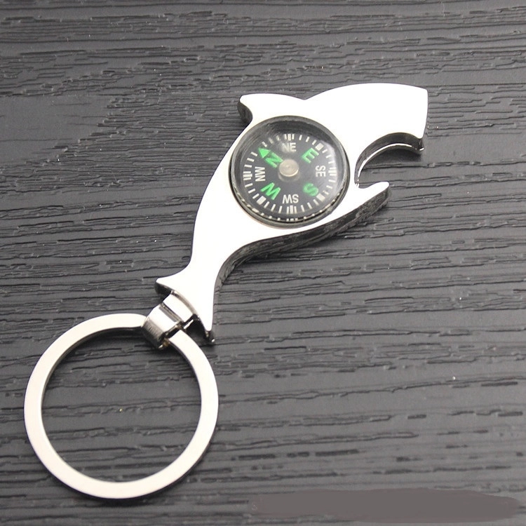 Key Ring With a Wheel Compass 1