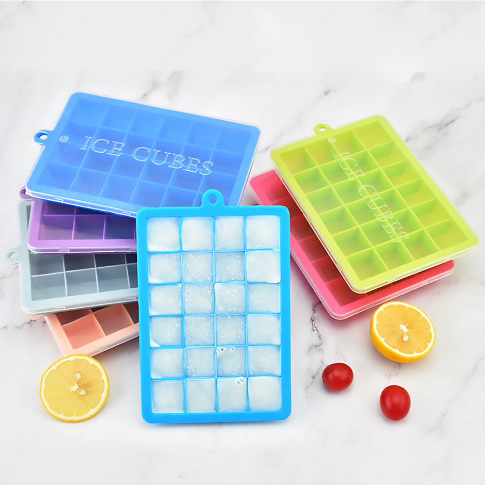 Square Silicone Ice Tray 24 Grid 2
