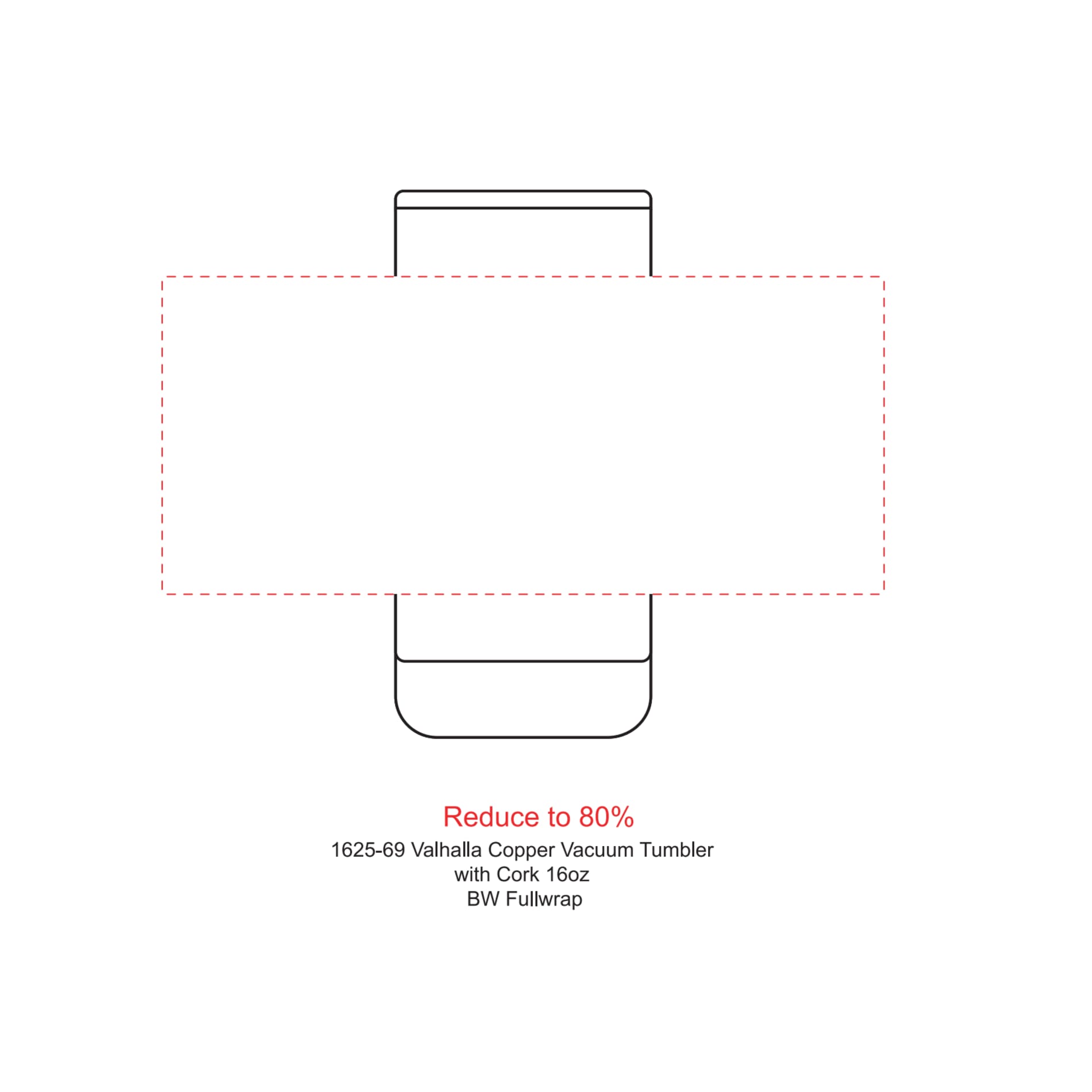 Valhalla Copper Vacuum Insulated Tumbler 16oz 25