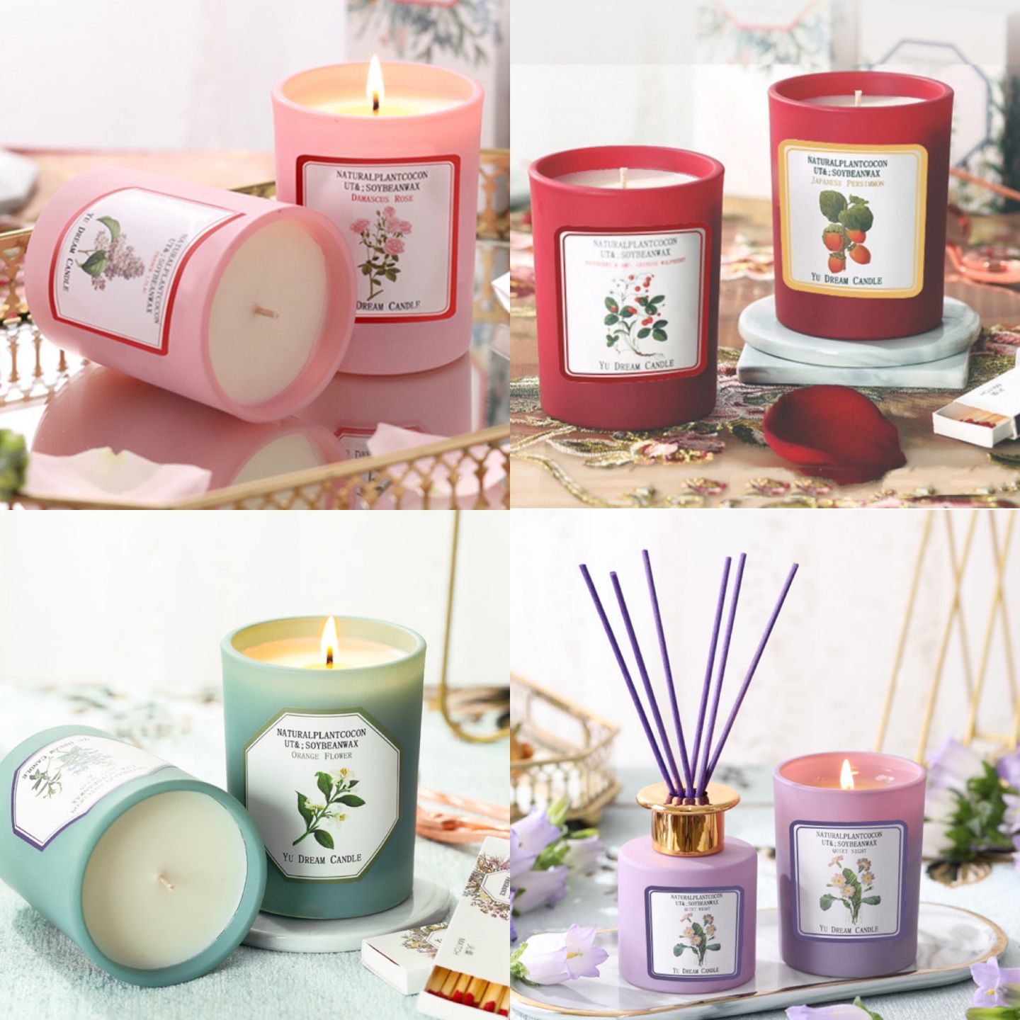 Fruit Scented Soybean Wax Candle 2