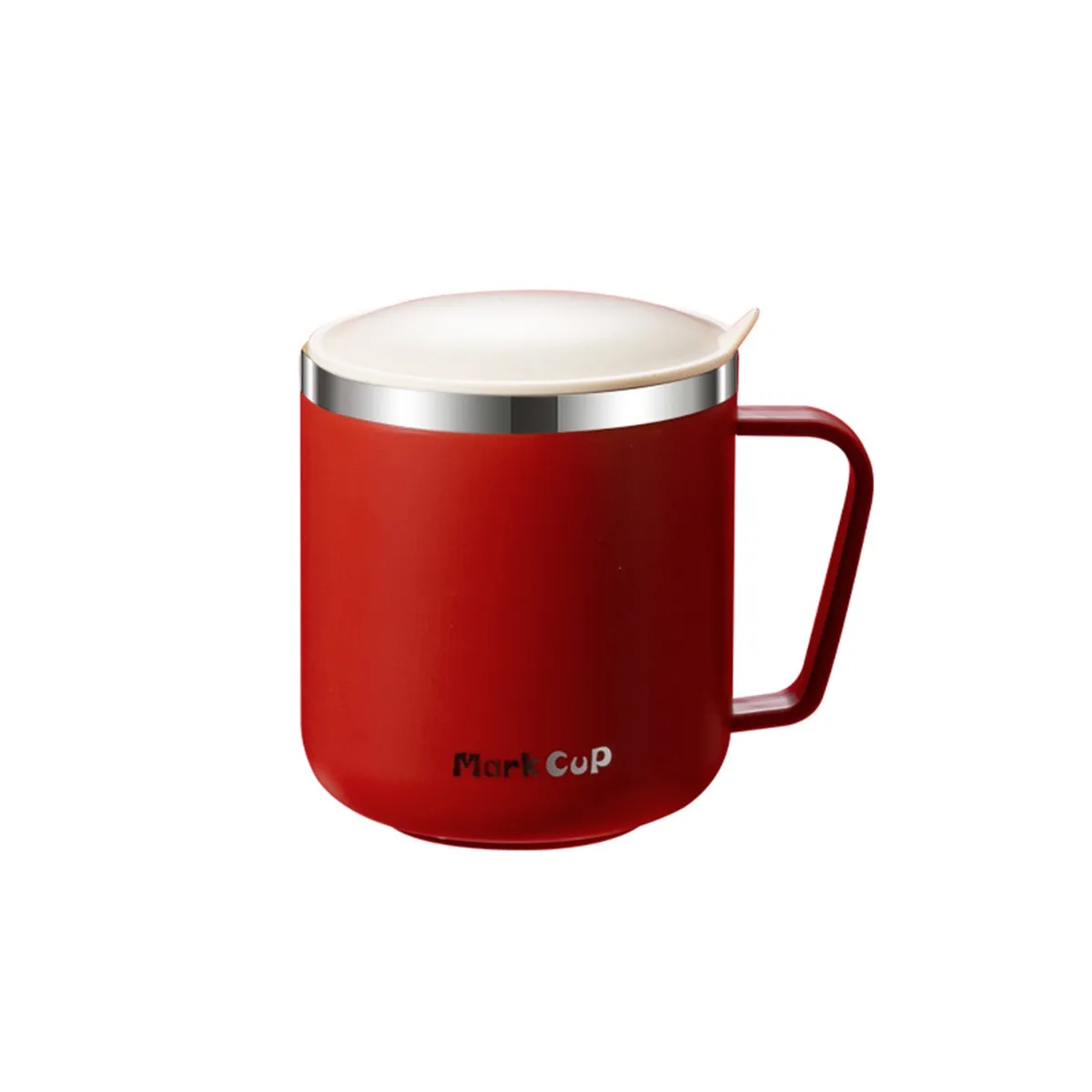13 oz Insulated Coffee Mug with Handle and Lid 2