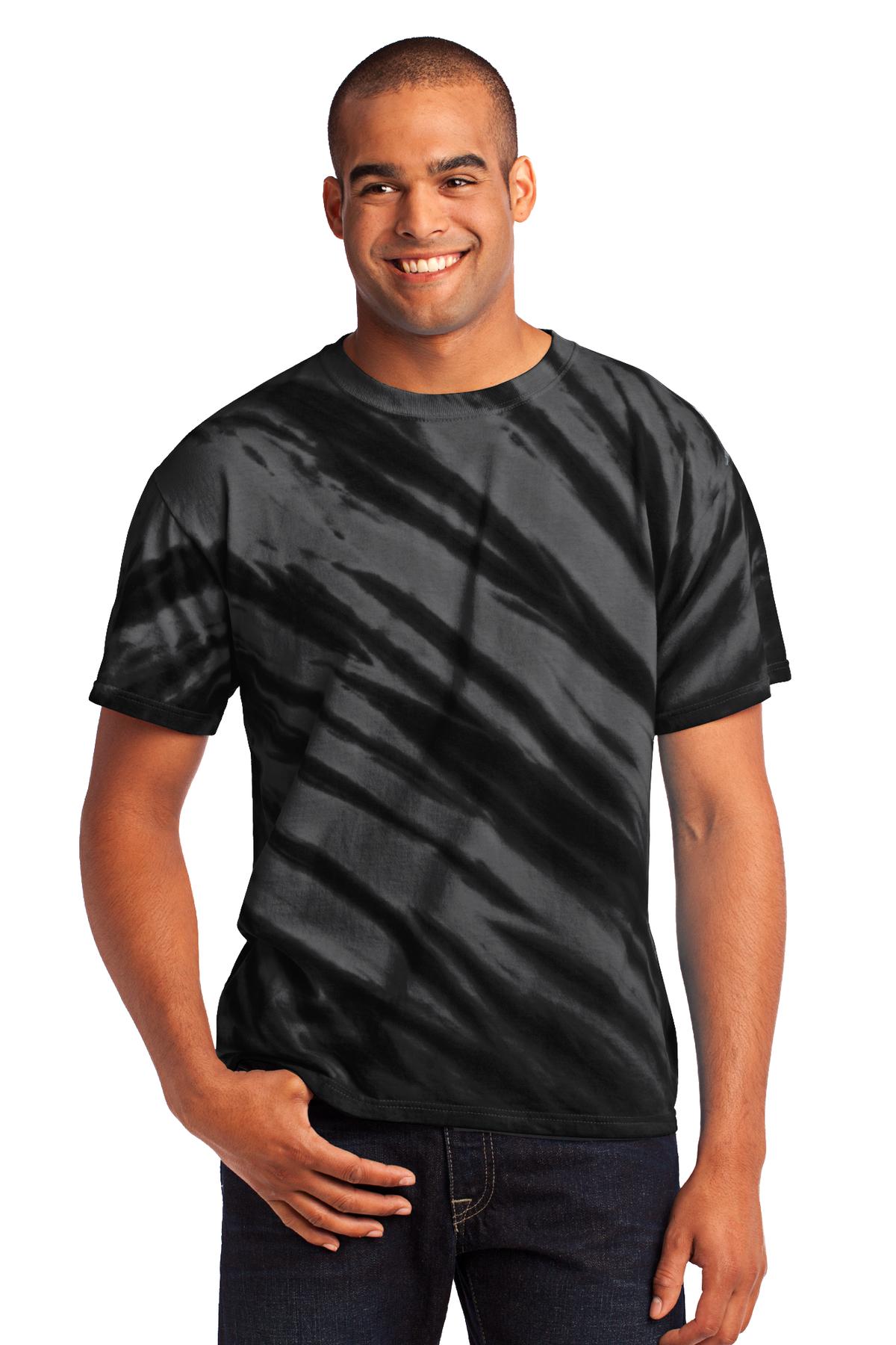 Tiger Stripe Tie-Dye Tee