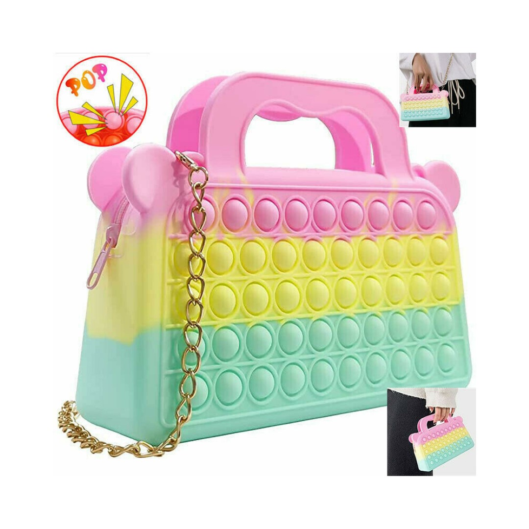 Pop-It Purse w/ Decorated Handles 4