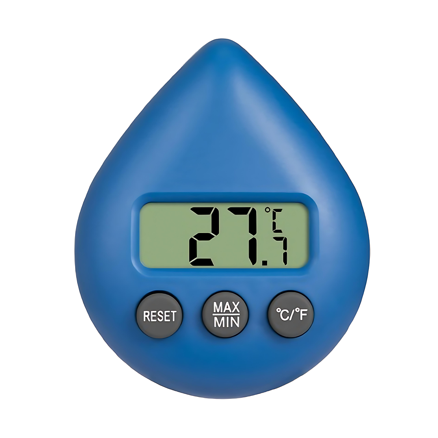 Teardrop-shaped Indoor Electronic Thermometer 1