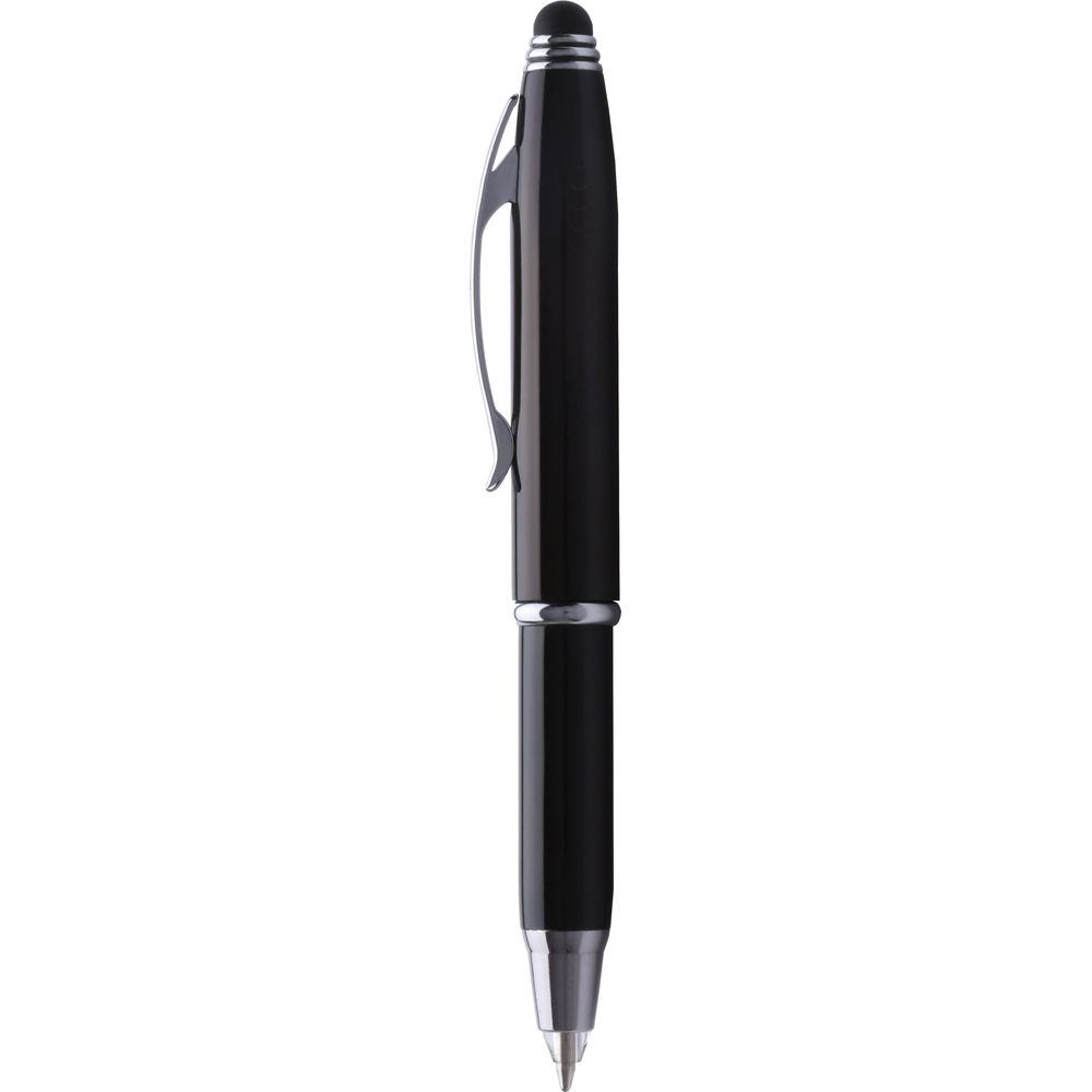 Torch LED Light & Stylus Metal Ballpoint Pen 4