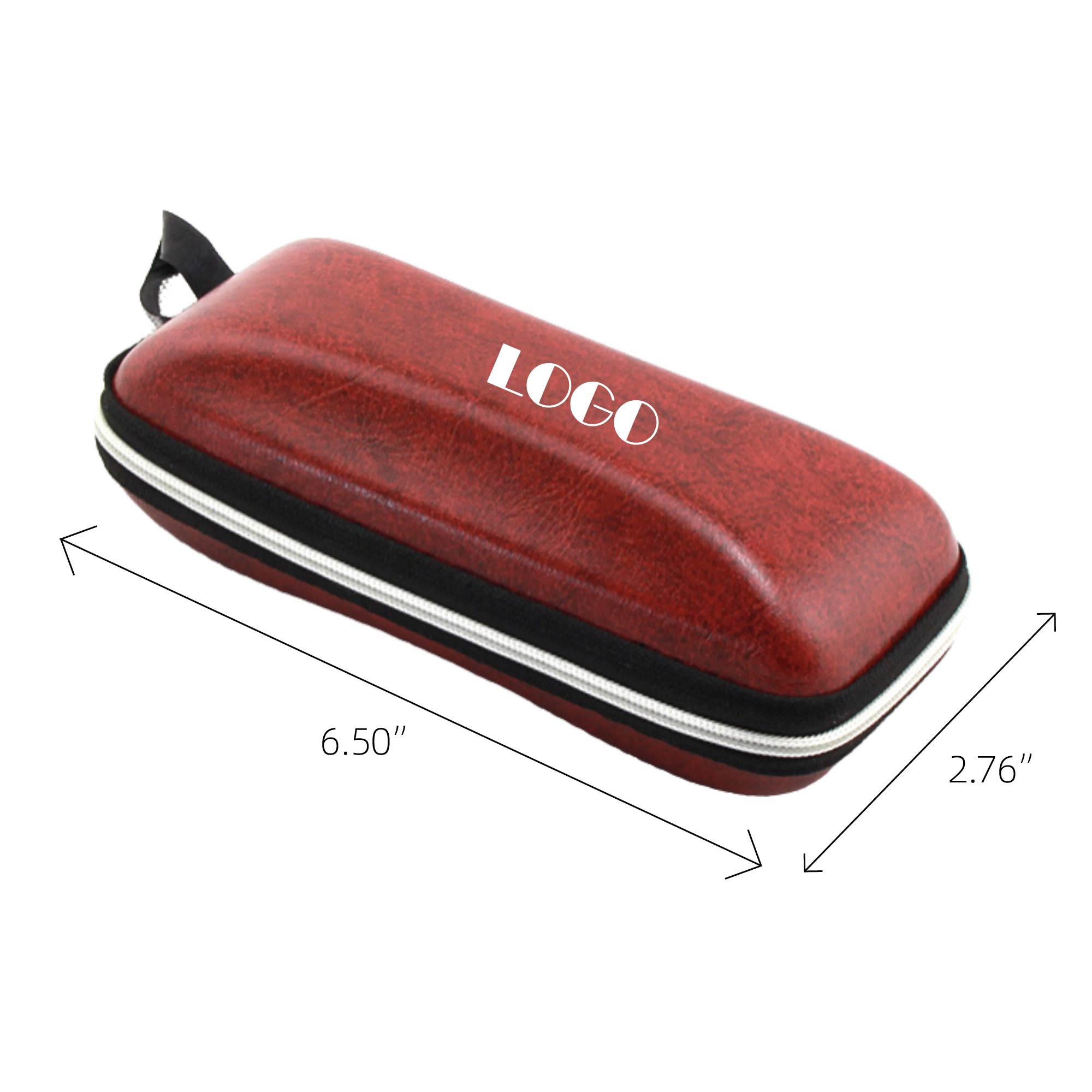 MOQ 20pcs PU Leather Glasses Case 3