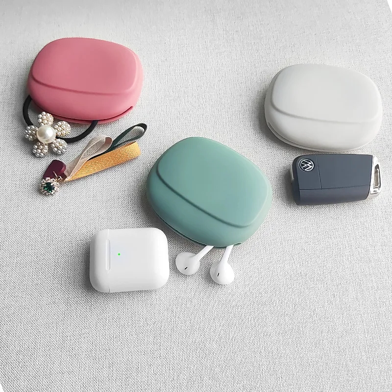 Promotional Earbuds Data Cable Silicone Case Storage Box 7