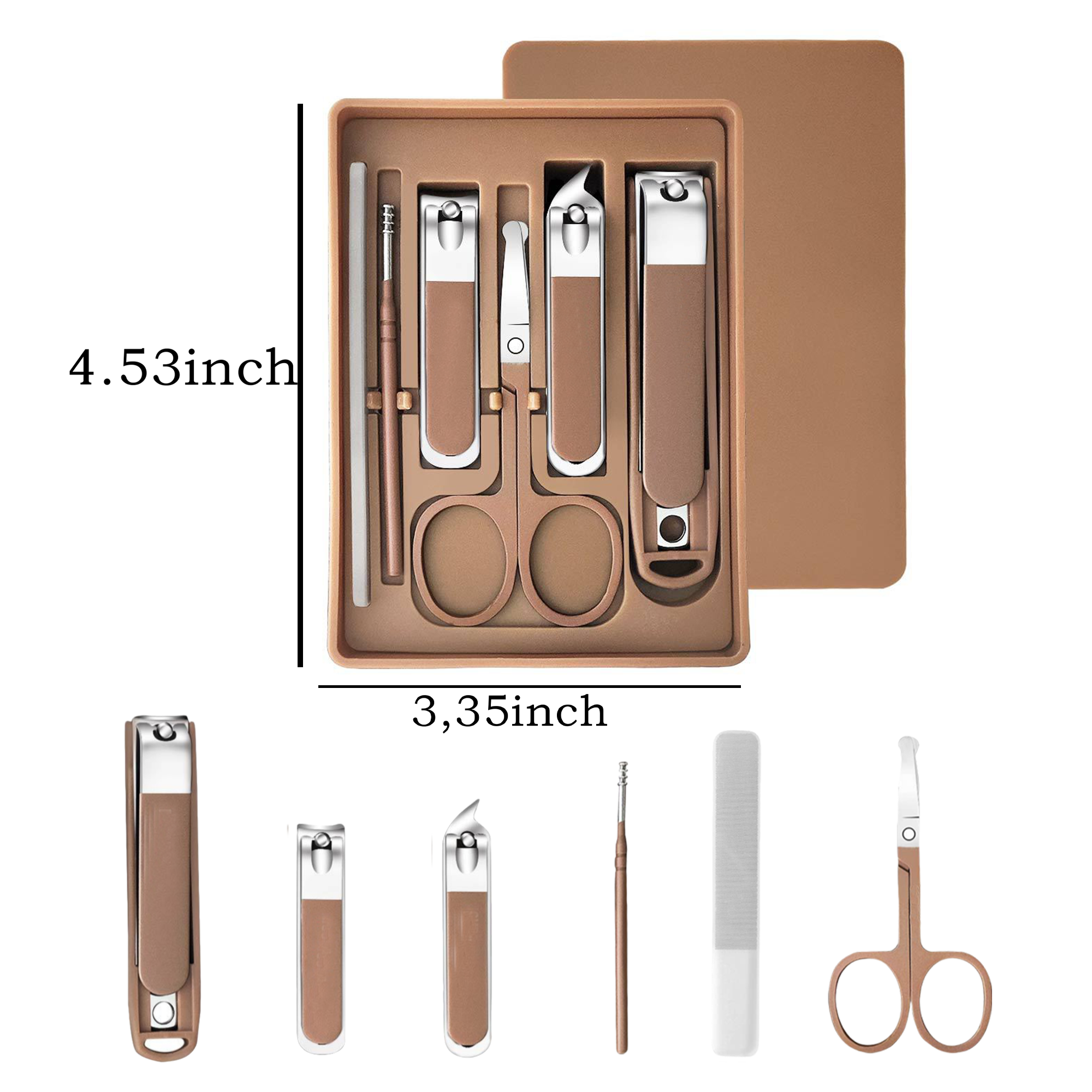 MOQ 20 PCS Splash-proof Nail Cutter Kit 3