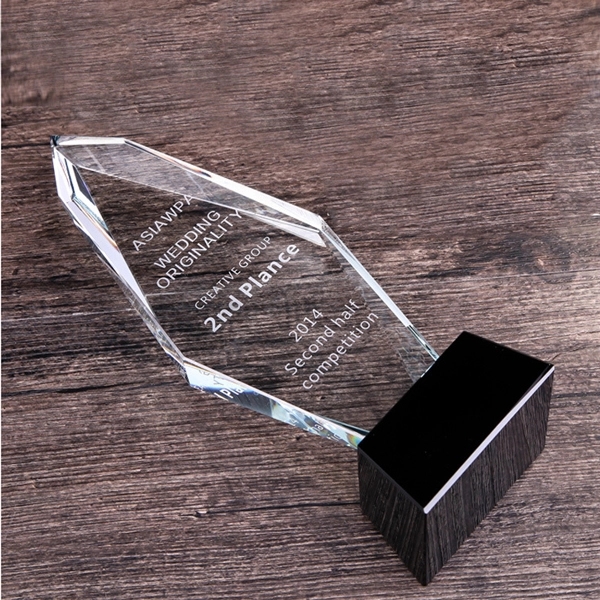 Crystal Peak Award with Black Base 5