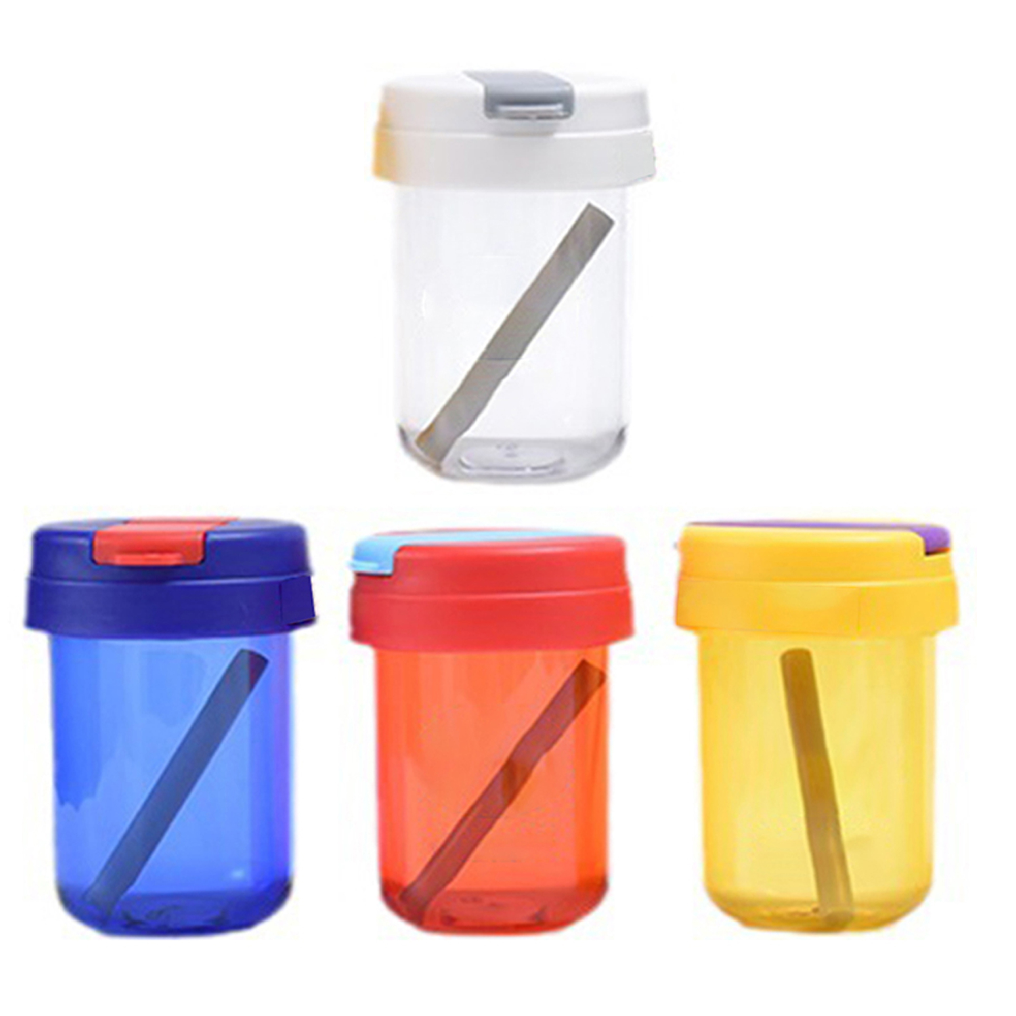 Plastic Cup With Straw 2