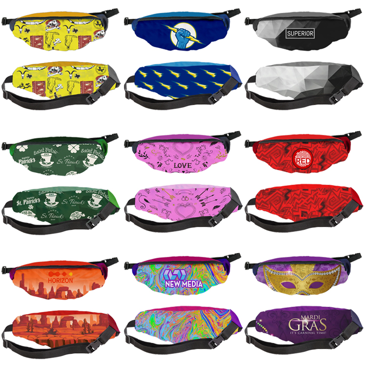 Wide Full Color Front And Back Fanny Pack 6