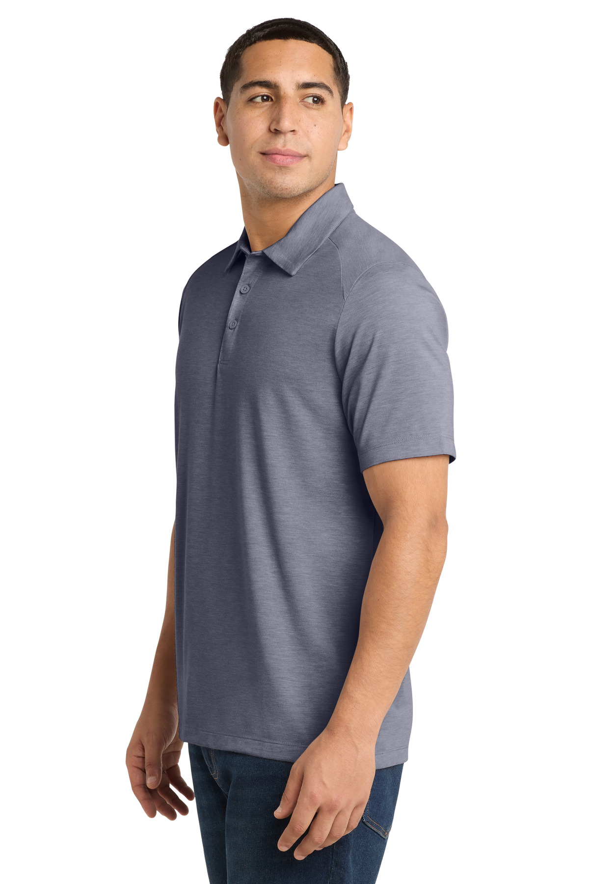 Sport-Tek PosiCharge Tri-Blend Wicking Polo. ST405 18
