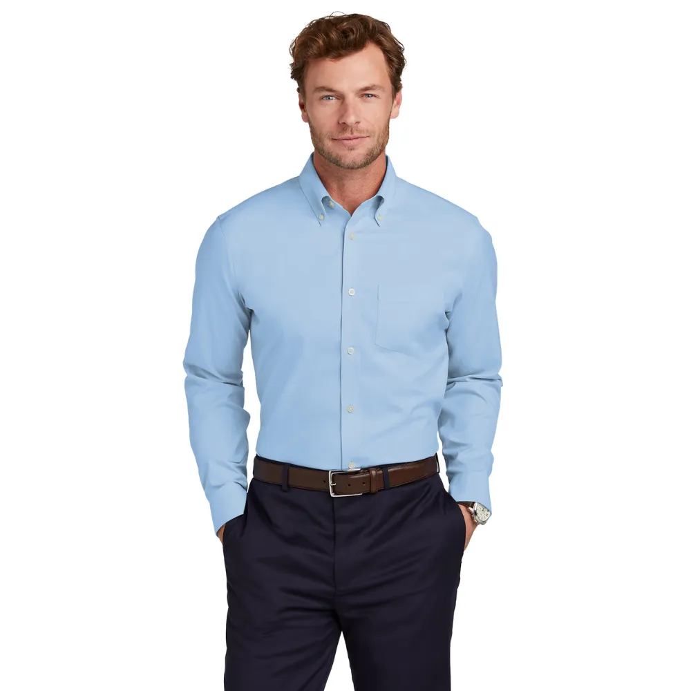 Brooks Brothers(R) Tall Wrinkle-Free Stretch Pinpoint Shirt 4