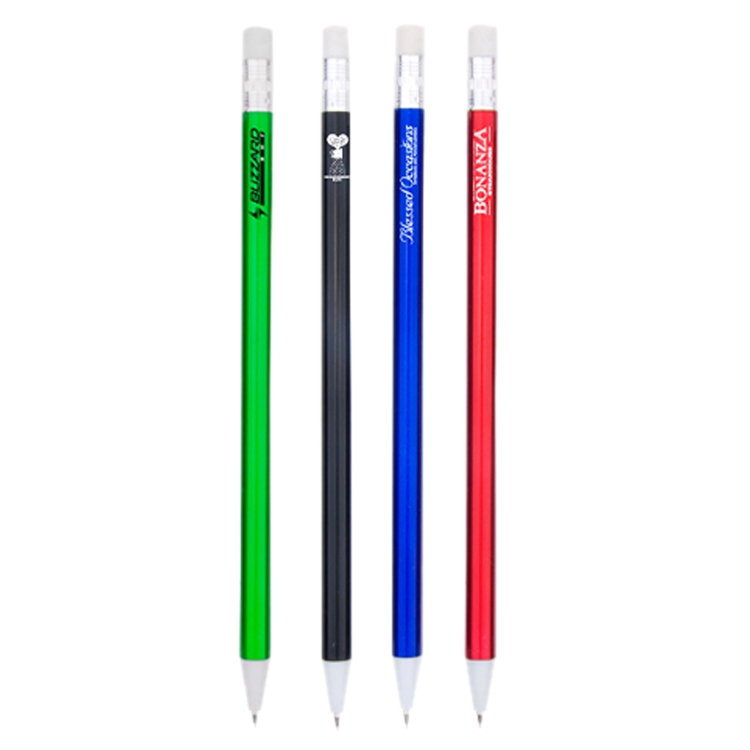 Round click action mechanical pencil 4