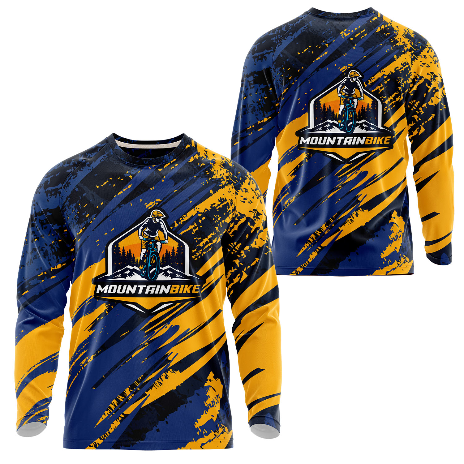 Unisex 150 GSM Jacquard Mesh Performance Long Sleeve Sublimation T-shirt 3