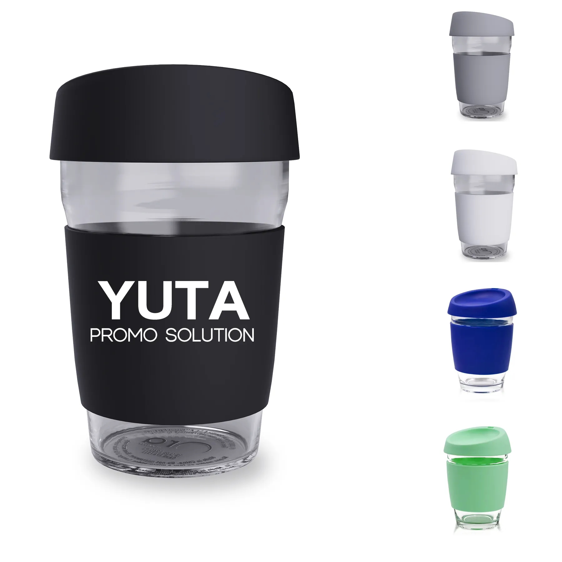 12Oz Eco-Innovative Borosilicate Glass Reusable Classic Cup 1