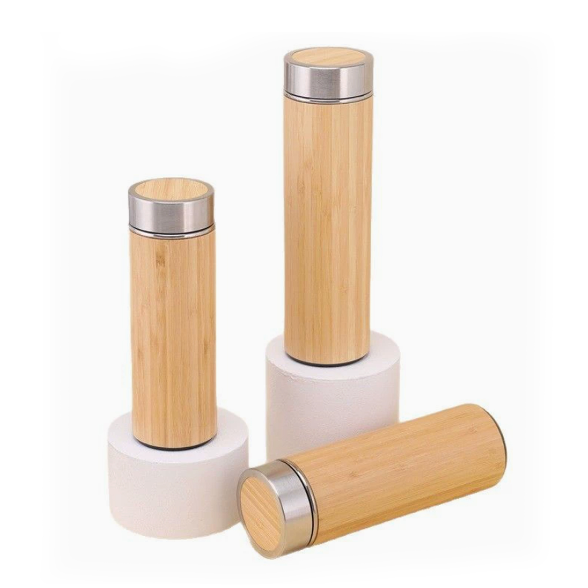 16 Oz Bamboo Stainless Steel Insulated Cup 3