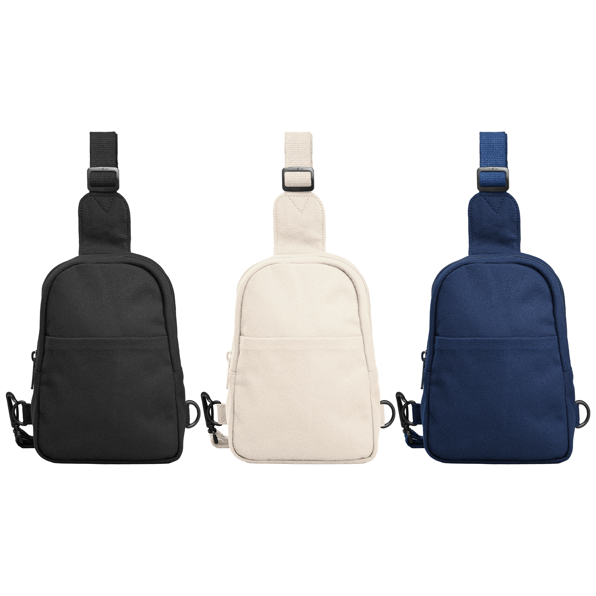 Canyon 12oz. Recycled Cotton Adjustable Strap Crossbody Bag - 1.5L 2