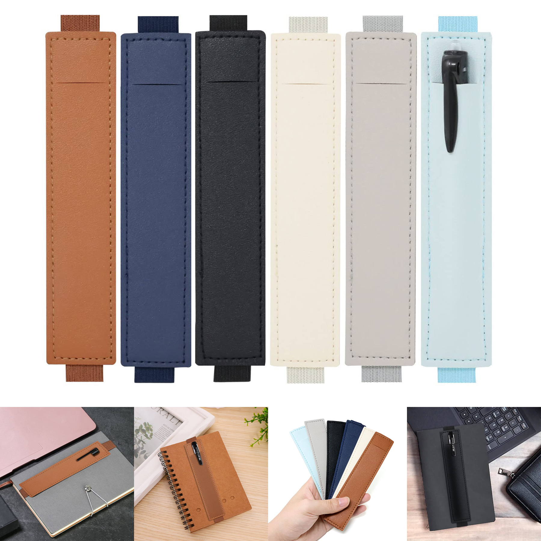 6PCS Elastic Band Pen Holder 2
