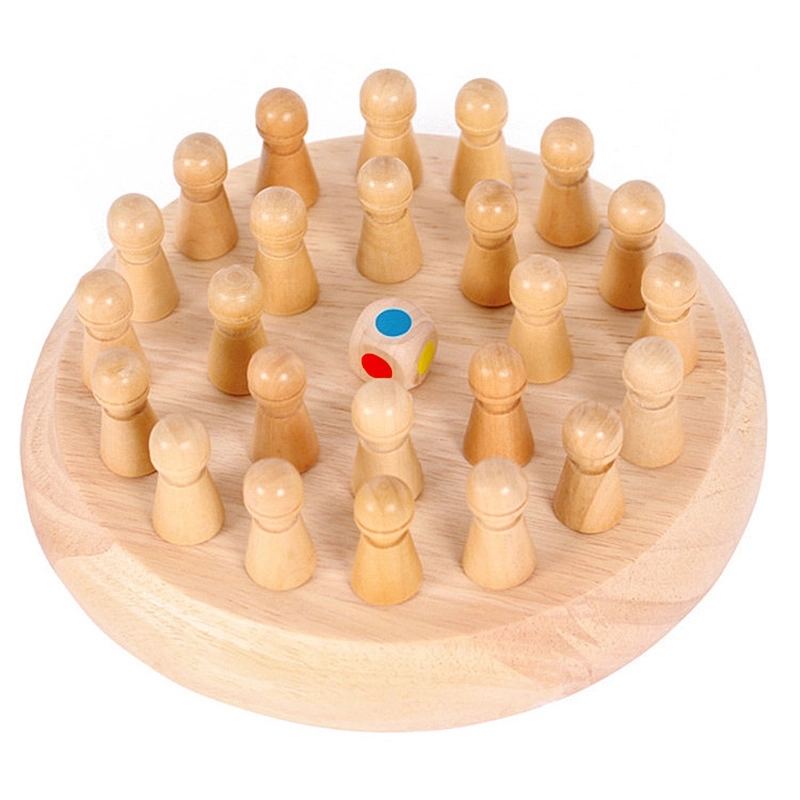 Wooden Memory Chess Game 3