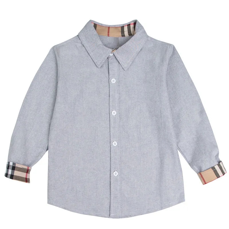 Boys' Oxford Long Sleeve Dress Shirt 4