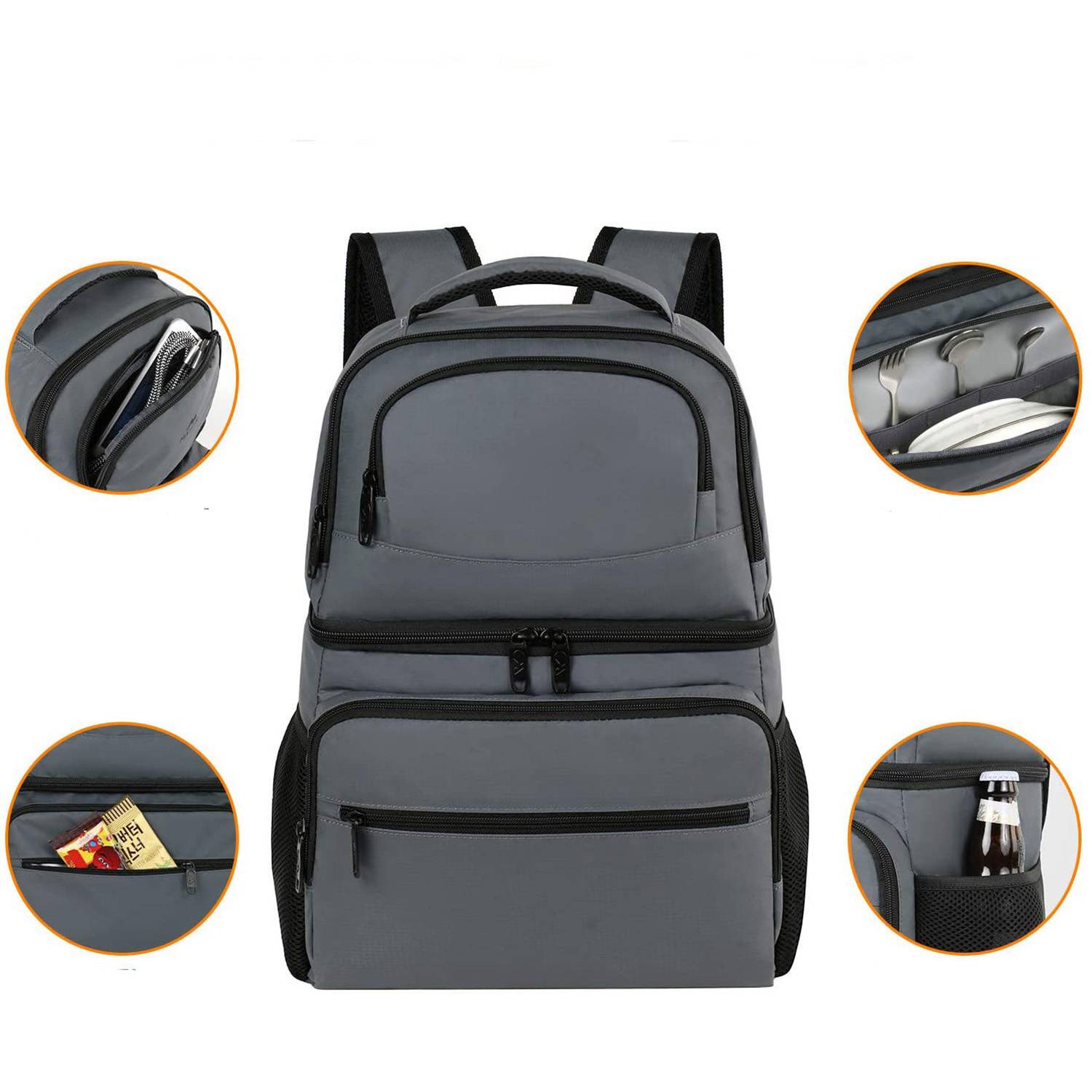 5L Durable Nylon Backpack – Fits Laptop and Cooler Bag 6