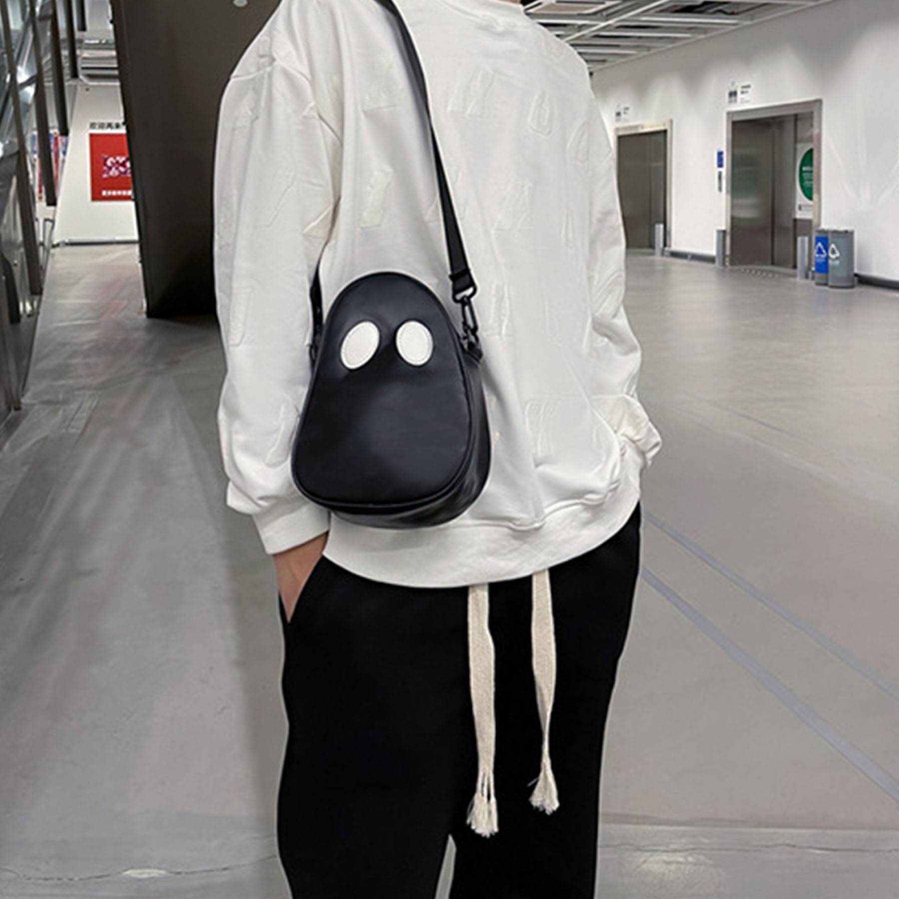 PU leather Ghost Crossbody Bag 7