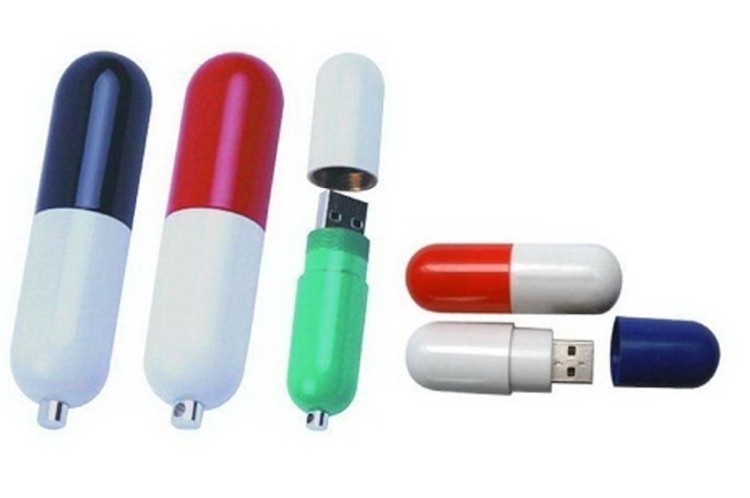 2 GB Pill Shape USB Drive 2