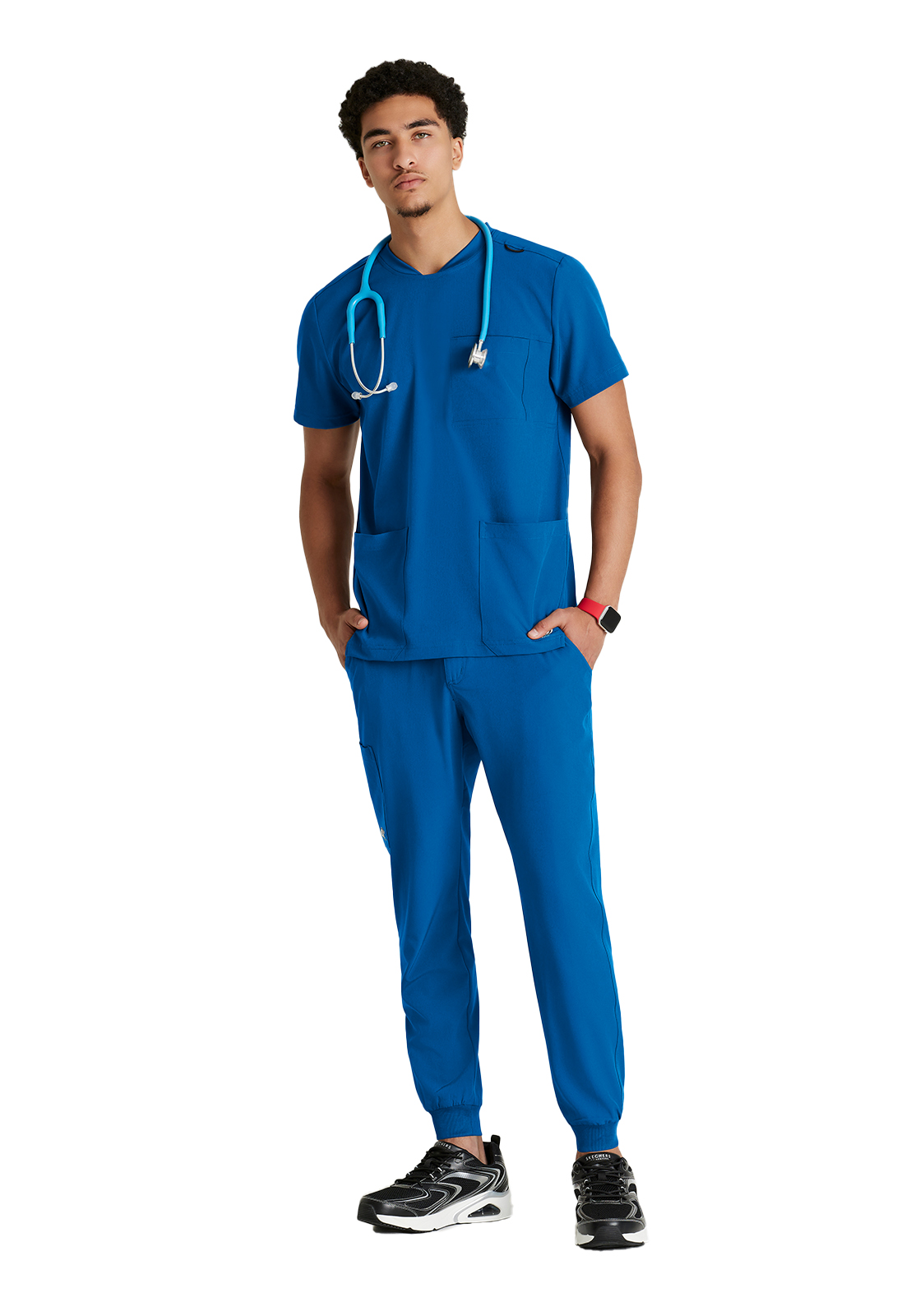 Skechers - Men's Three-Pocket Round Neck Thesis Scrub Top 16