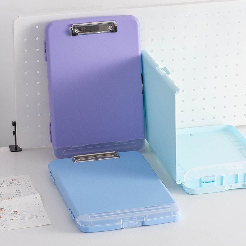 Plastic Storage ClipBoard with Pen Holder 18