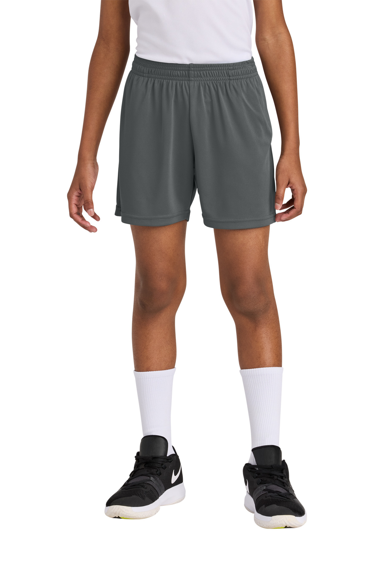 Sport-Tek Youth PosiCharge Competitor 5" Pocketed Short YST349P 31