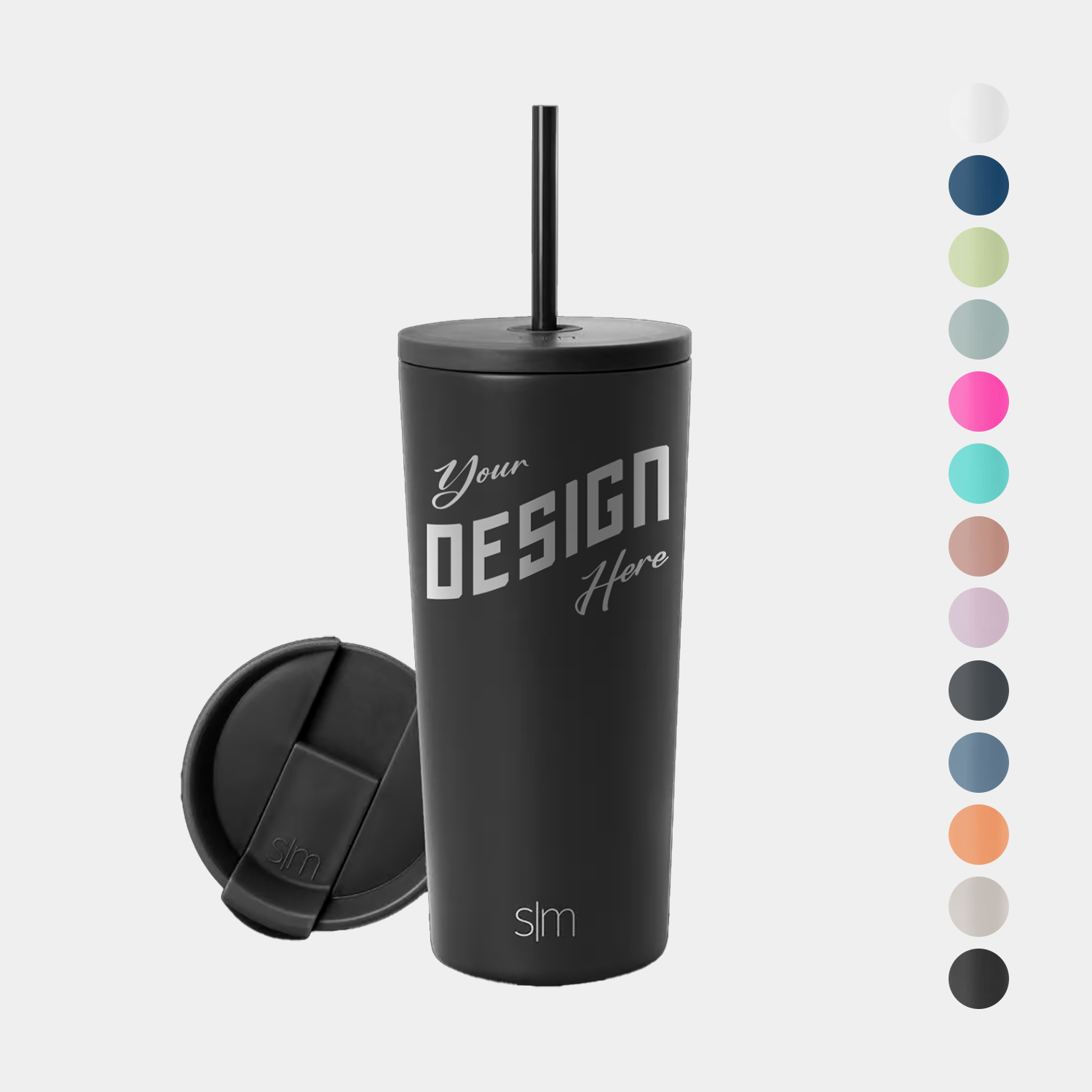 20 oz Simple Modern® Stainless Steel Double-Walled Insulated Classic Tumbler w/ Straw Lid 5