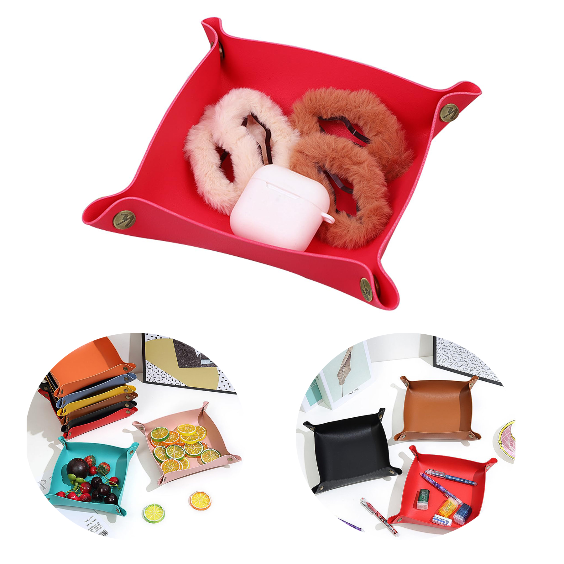 Leather Jewelry Storage Tray 2