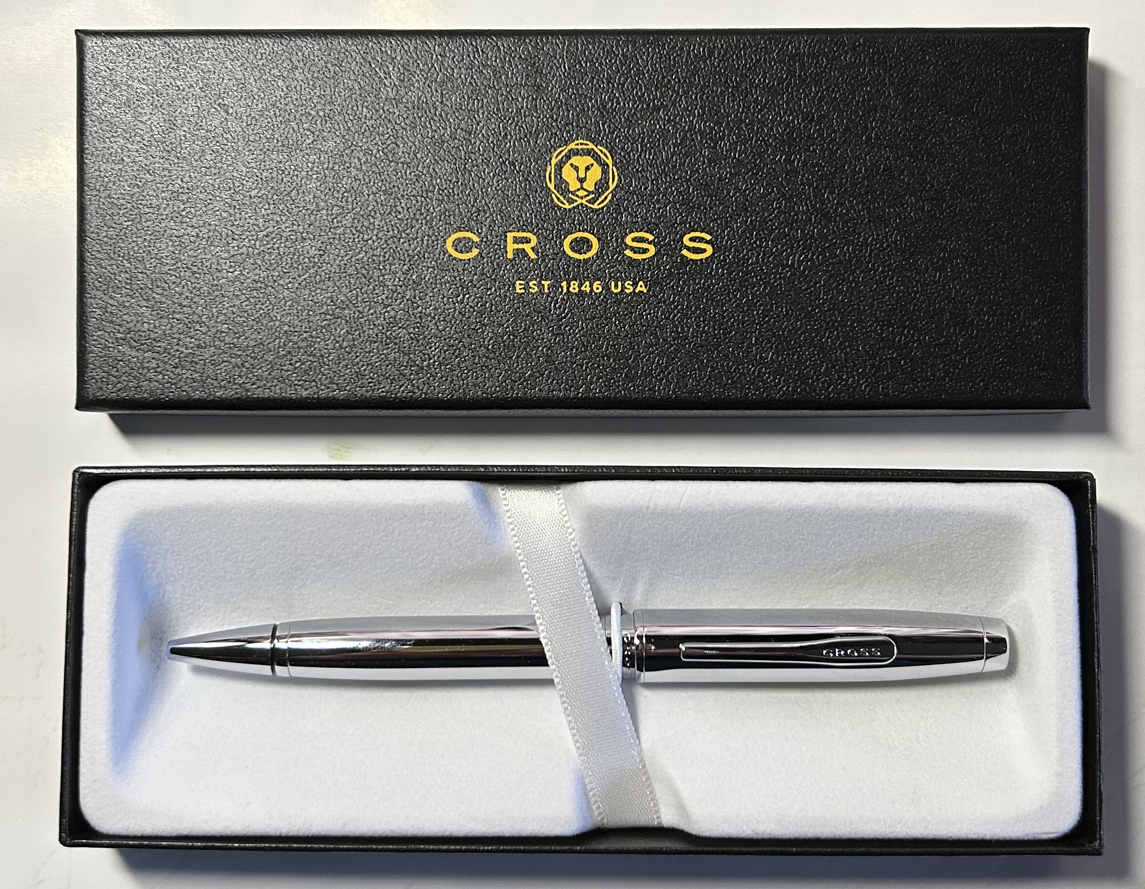 Coventry Polished Chrome Ballpoint Pen Pen Made by Cross 2