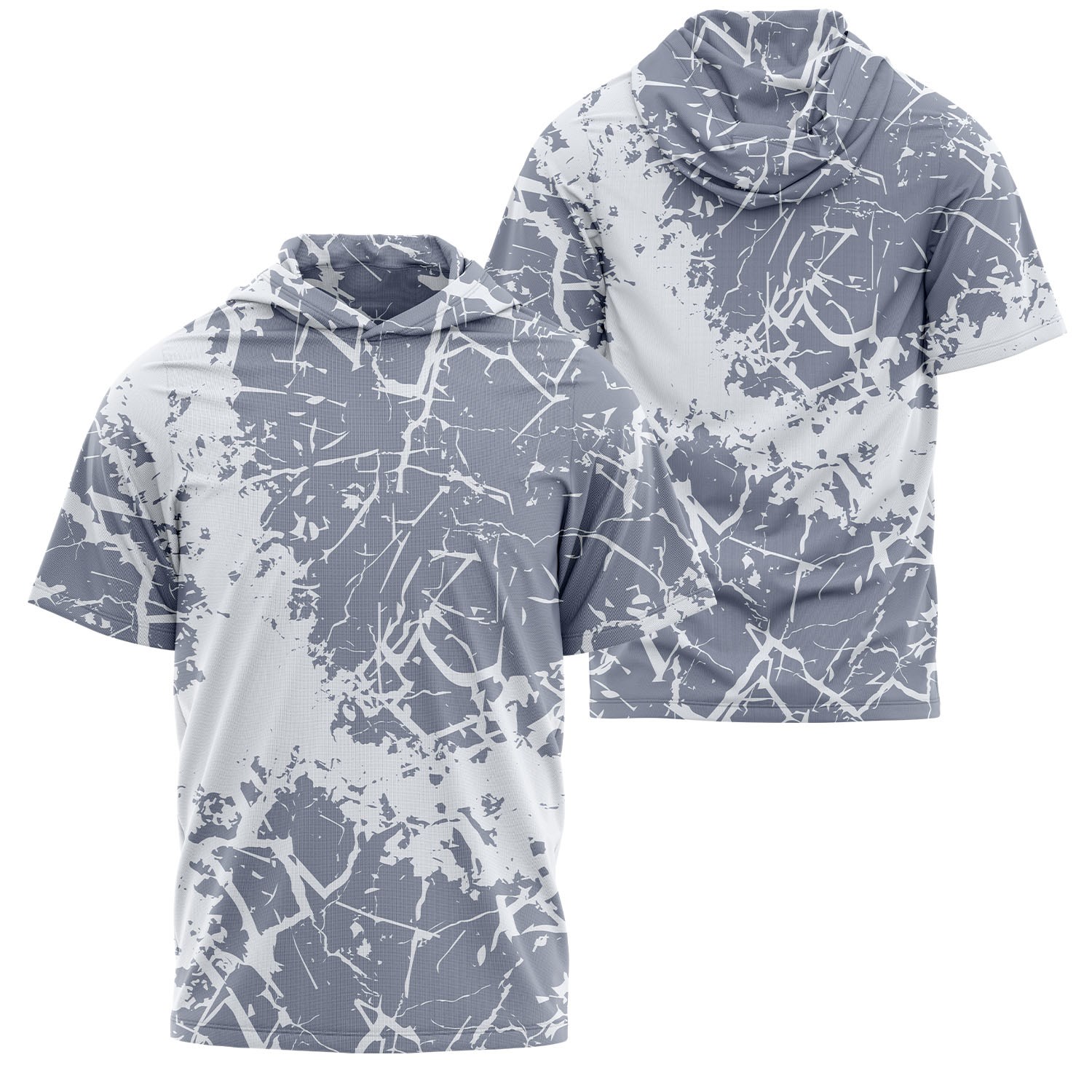 Youth 180 GSM Cotton Feel Sublimated Short Sleeve Hooded T-shirt 2
