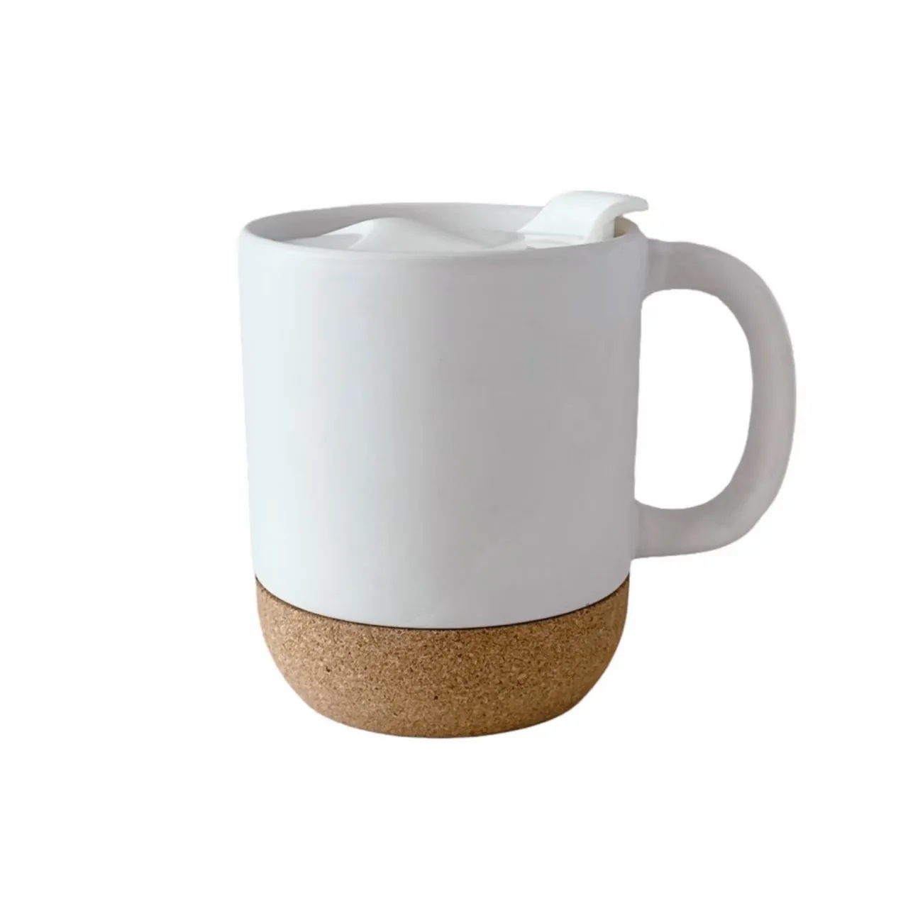Cork Ceramic Mug, DIY Heat Transfer, Lid, High Temp 4