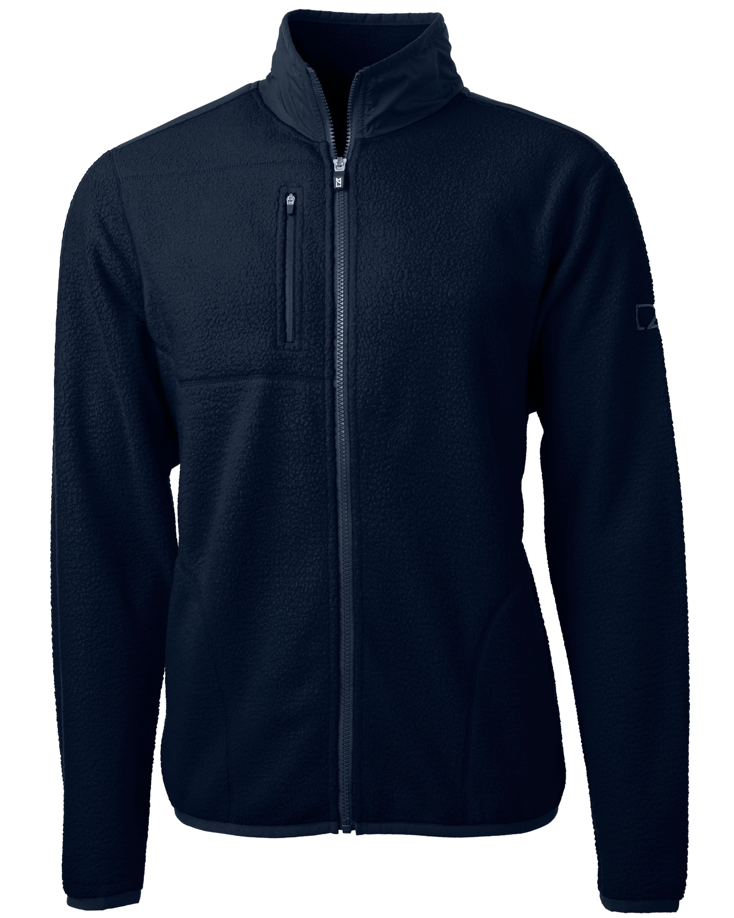 Cutter & Buck Cascade Epic Comfort Recycled Sherpa Fleece Mens Big & Tall Full Zip Jacket Big & Tall 11