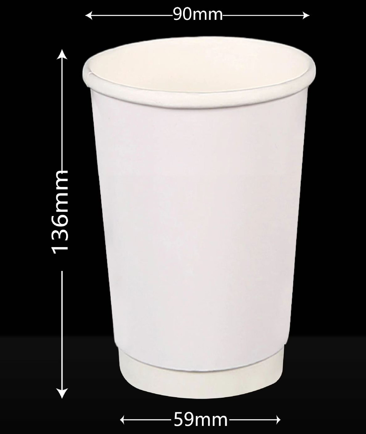16oz Double Kraft Paper Cup 2