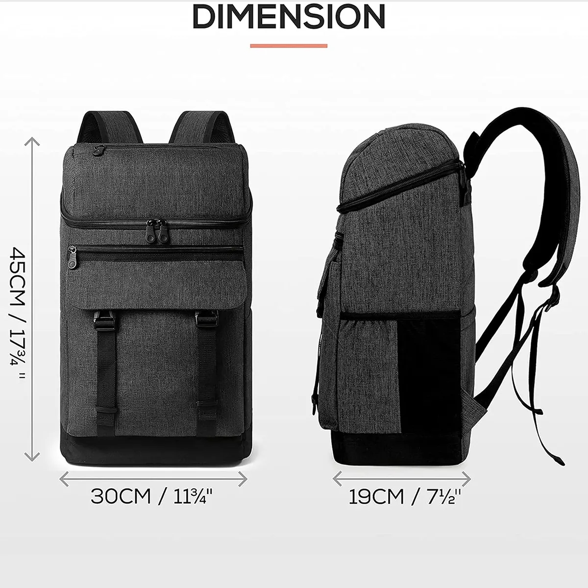 Custom Large Pockets Leakproof Insulated Cooler Backpack 6