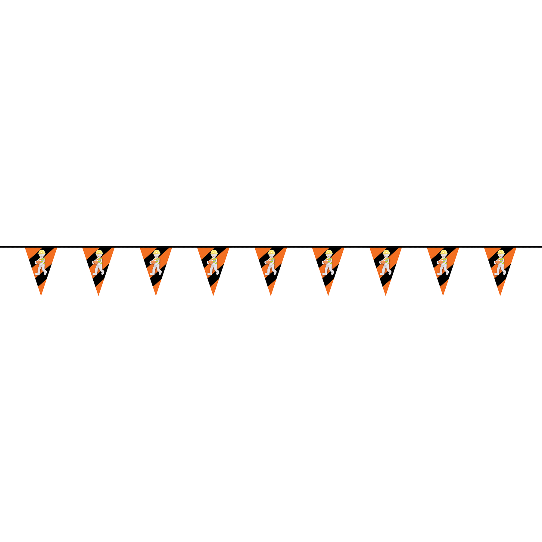 100' PVC Triangular Pennant Strings 2