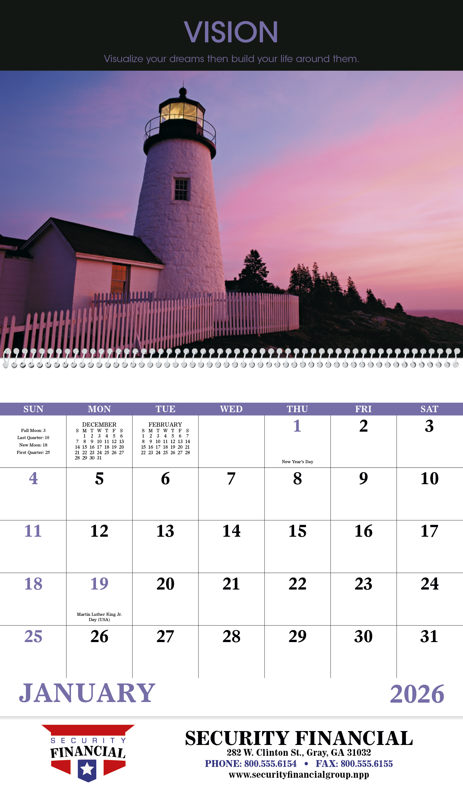 Good Value™ Motivations - Spiral Calendar 43