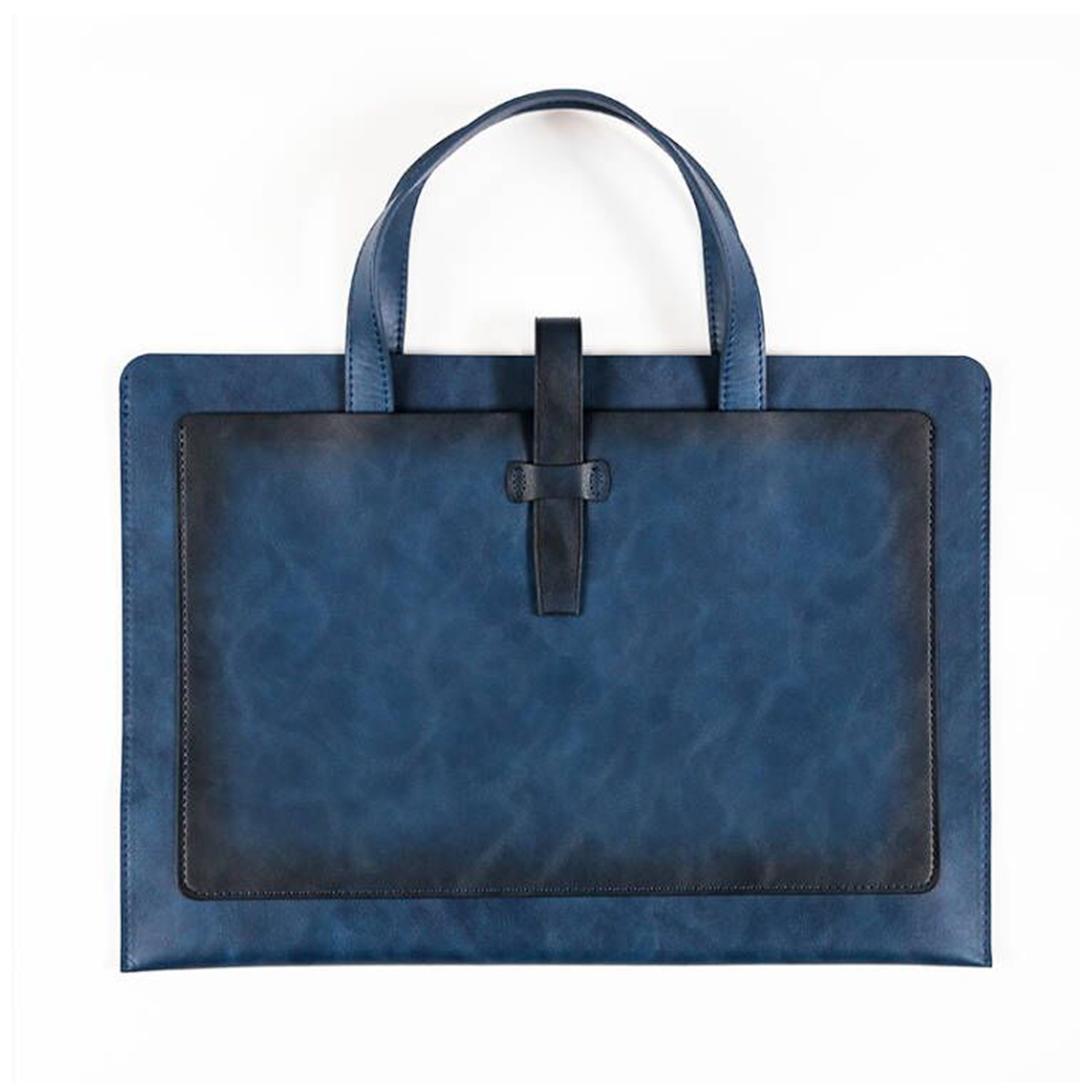 Portable PU Leather Buckle Briefcase 5