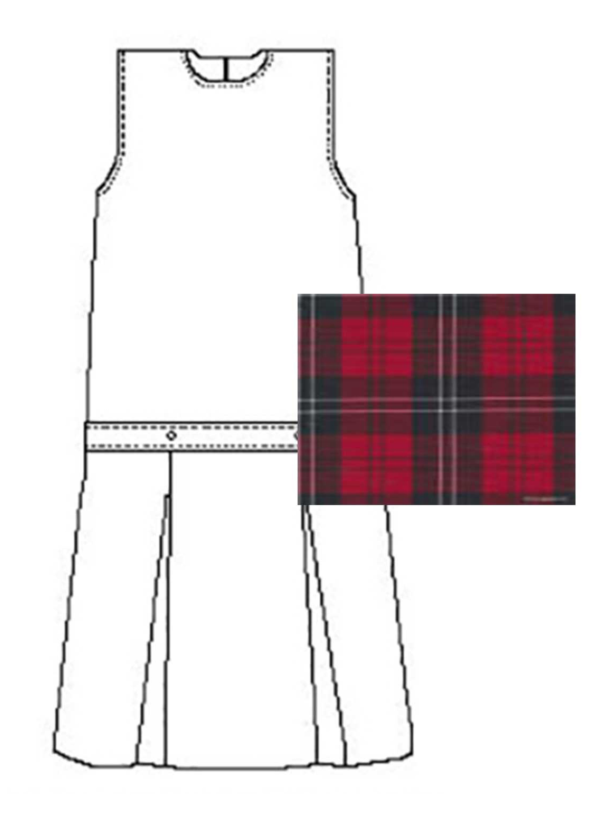 A+ Uniforms - Girls' Polyester Plaid Jumper 22