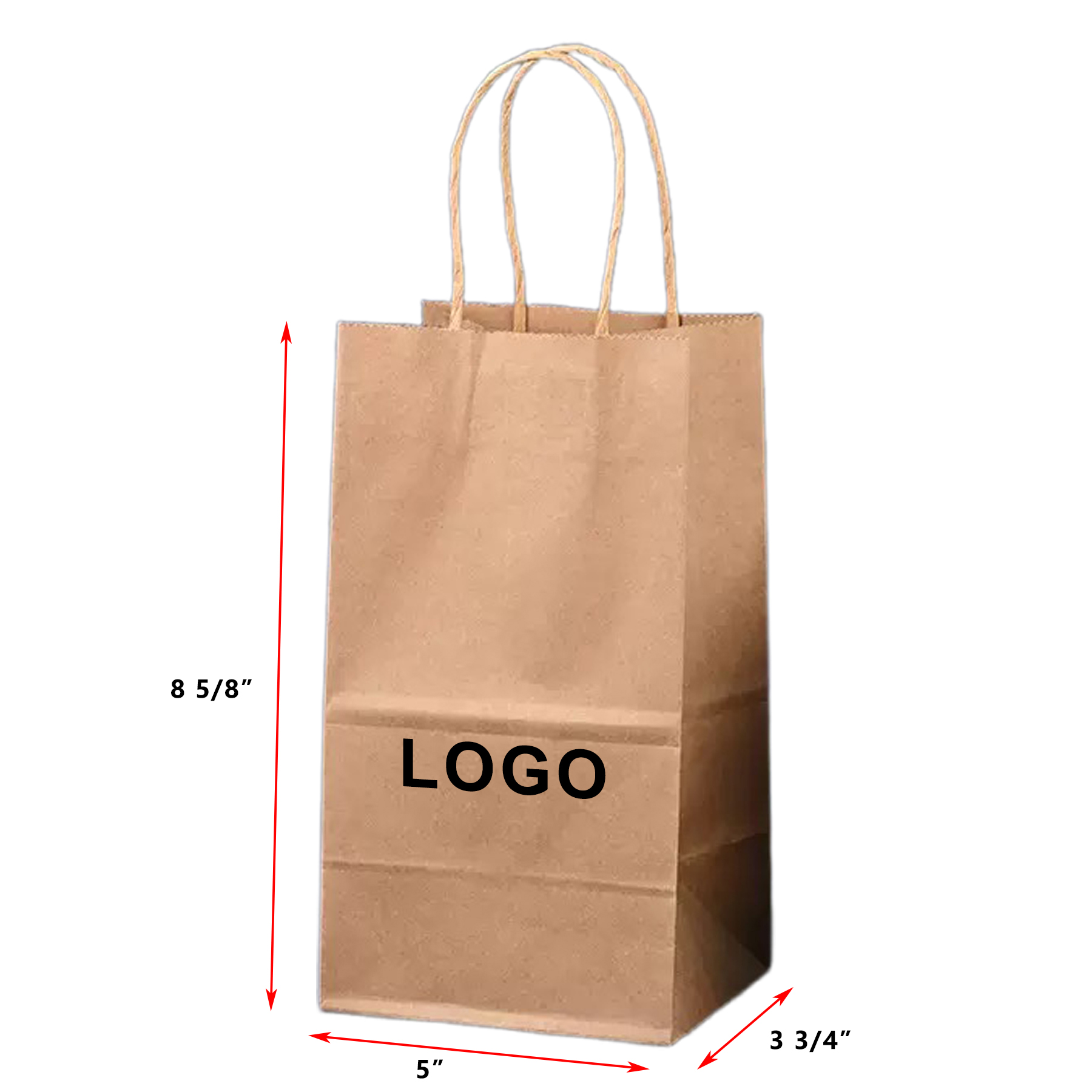 Kraft Paper Bag With Handle 1