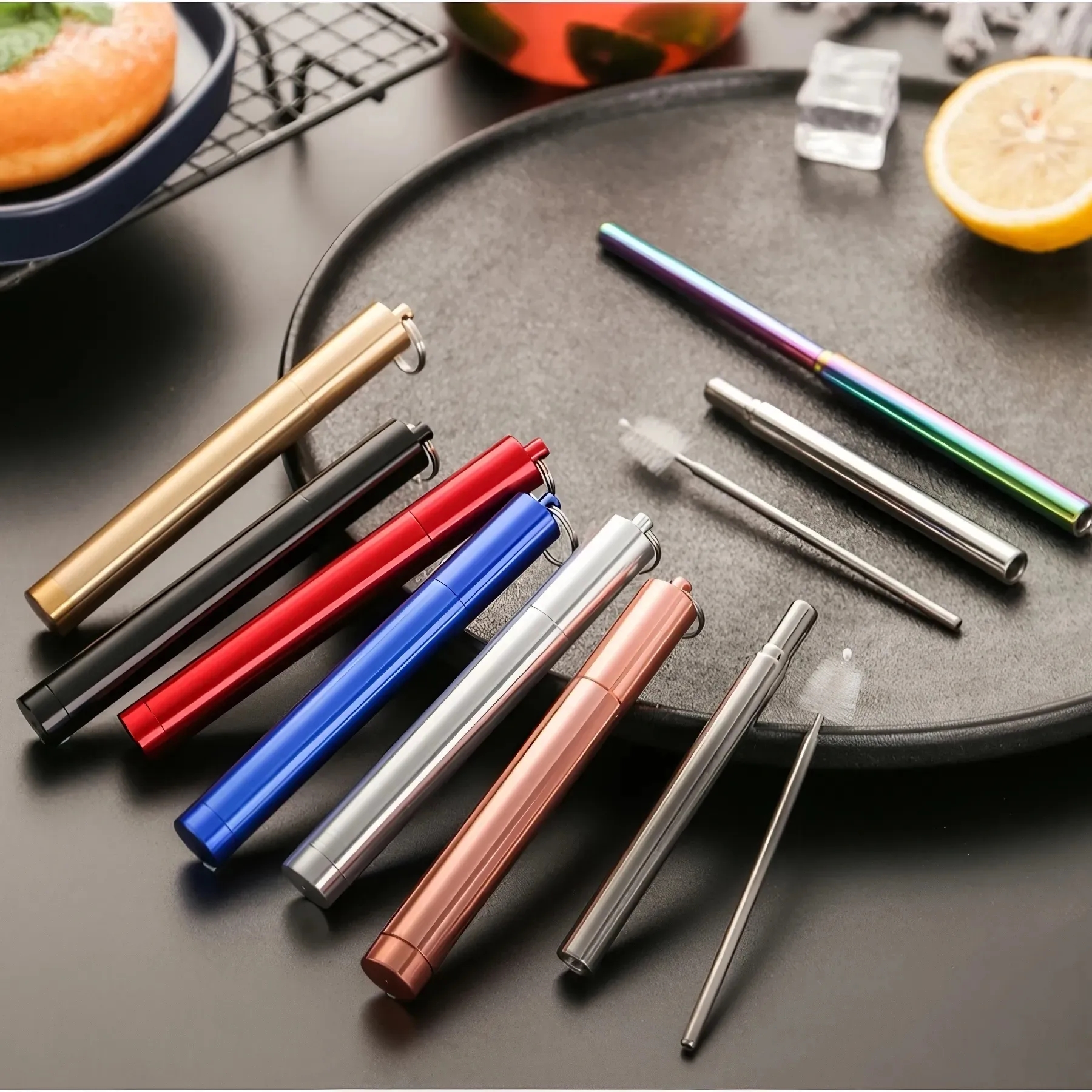 Portable Stainless Steel Telescopic Straw 3
